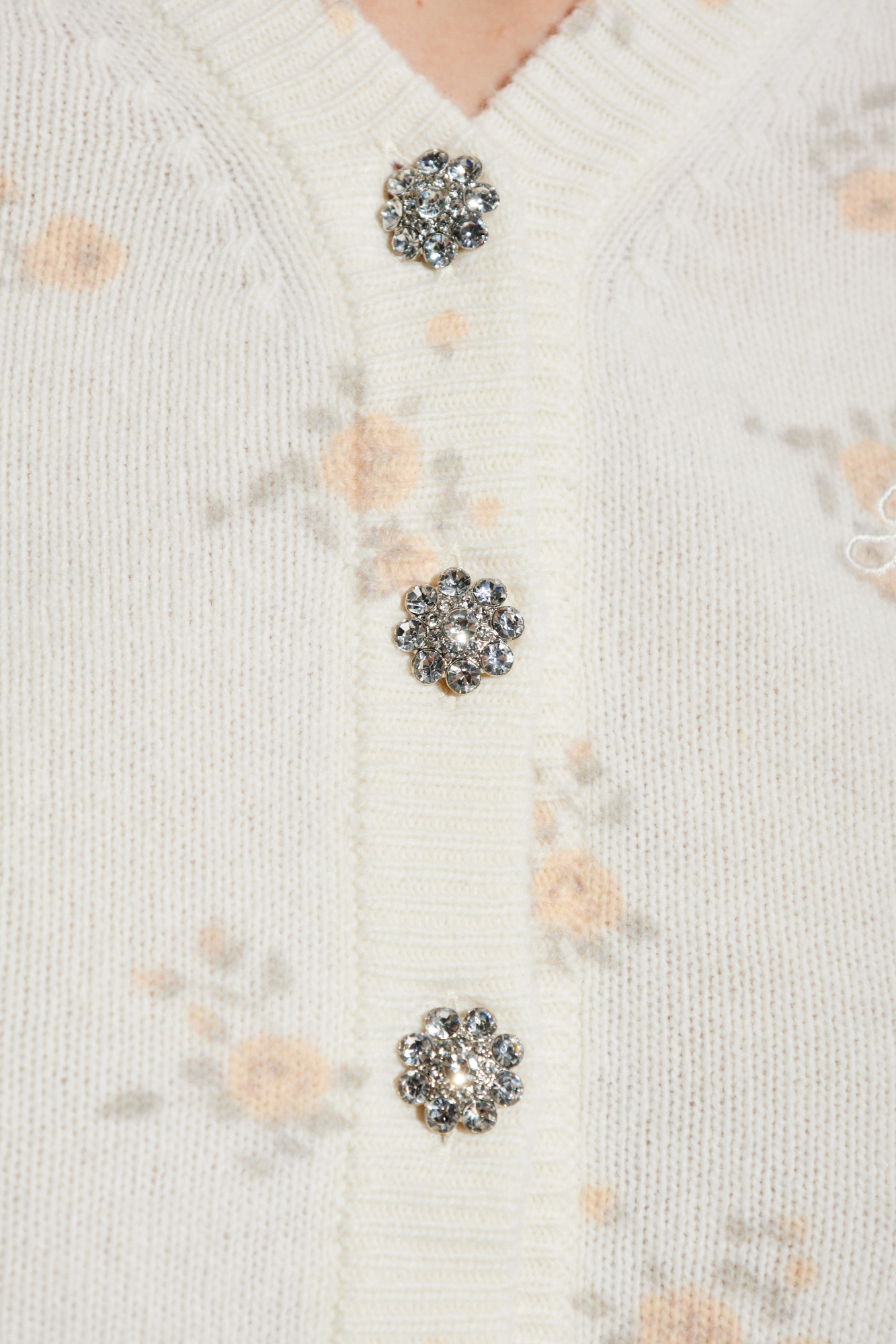 GANNI アイボリー 花柄 カーディガン GANNI アイボリー 花柄 カーディガン - メルカリ GANNI 花柄